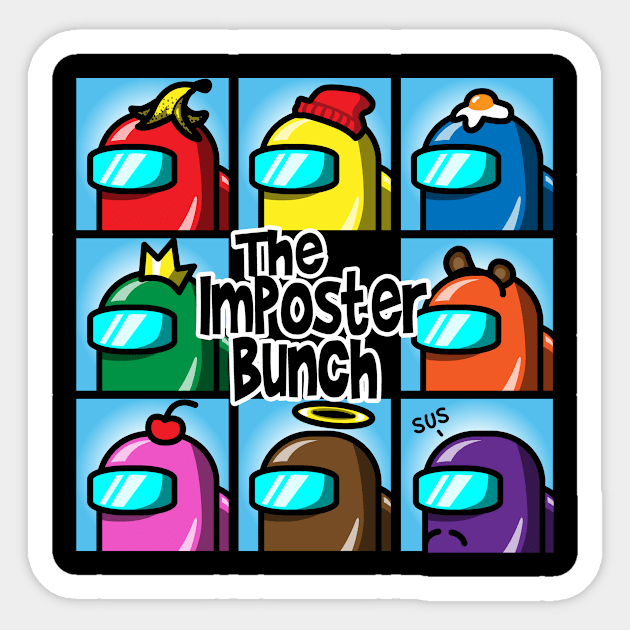 Imposter bunch Sticker by CoDDesigns